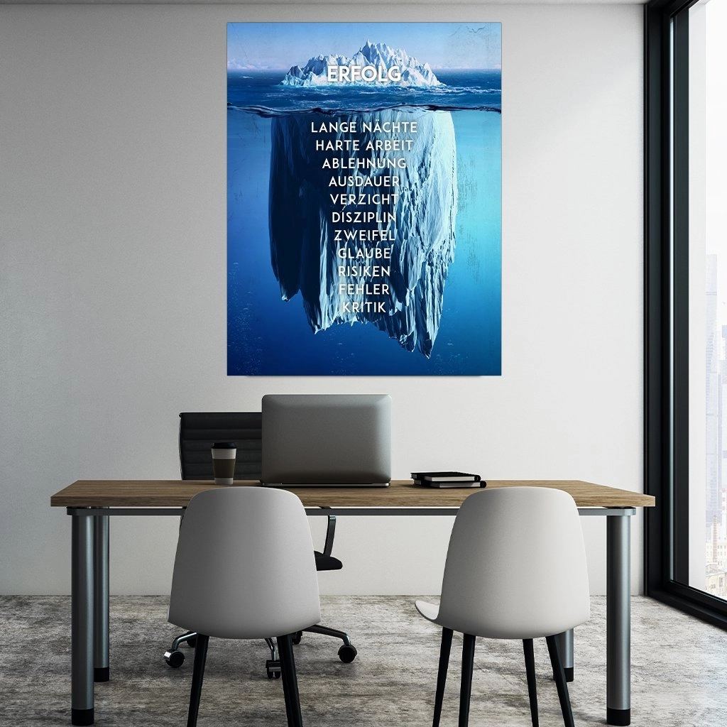 Iceberg of success