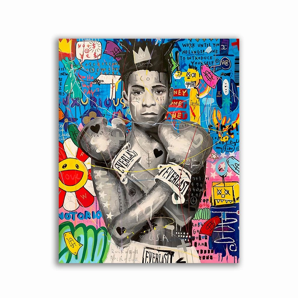Icon framed mural artwork