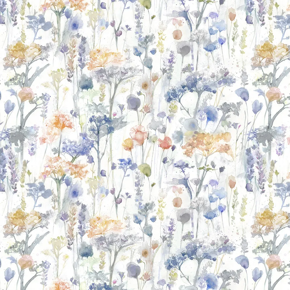 Ilinizas Printed Cotton Made to Measure Roman Blinds Clementine Natural