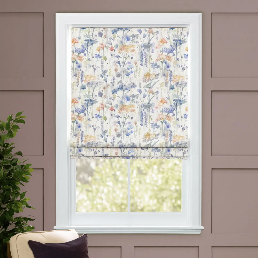 Ilinizas Printed Cotton Made to Measure Roman Blinds Clementine