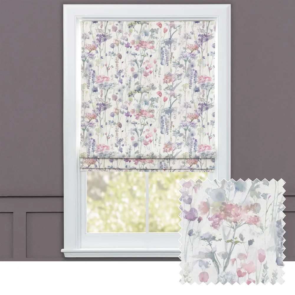 Ilinizas Printed Cotton Made to Measure Roman Blinds Coral chic floor carpet  