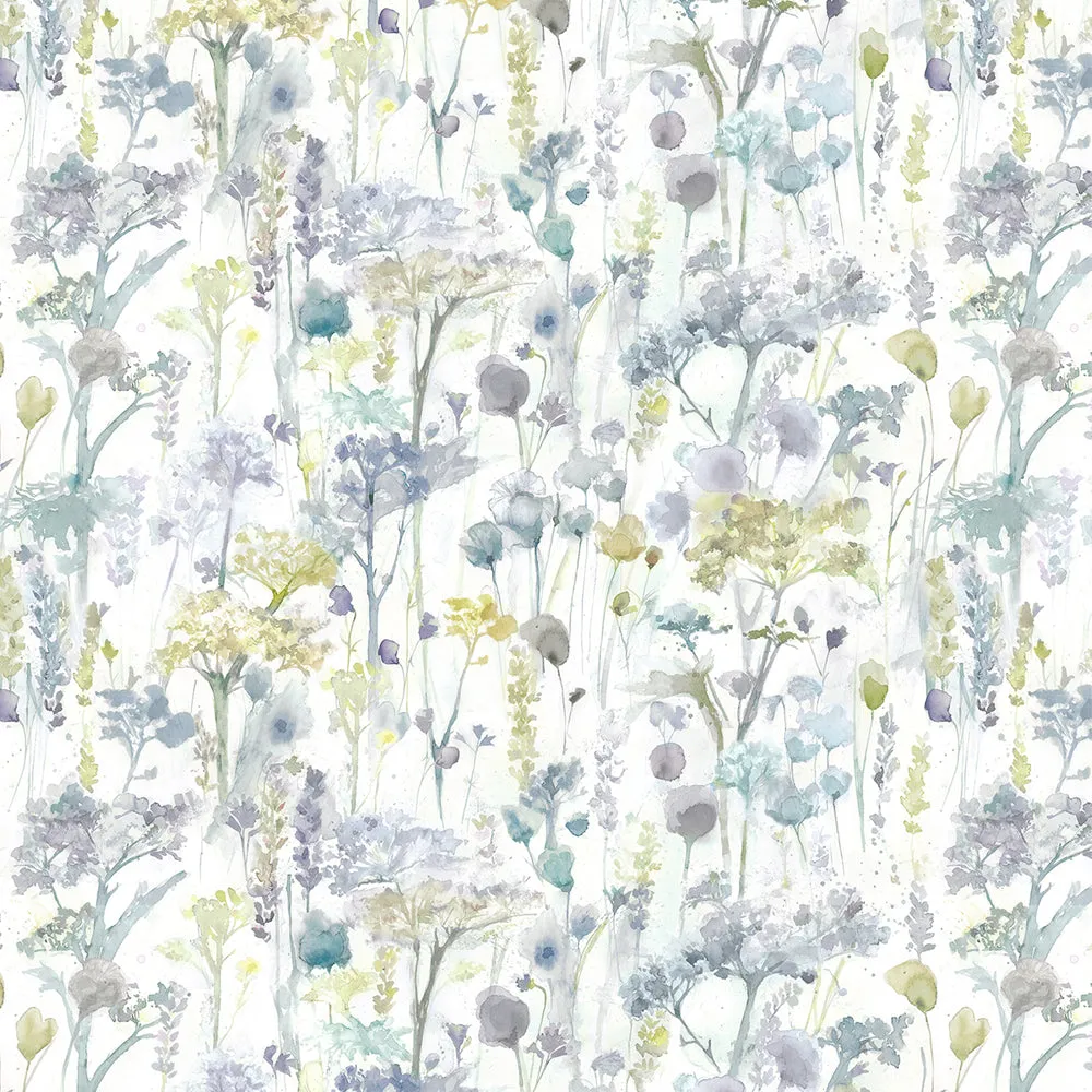 Ilinizas Printed Cotton Made to Measure Roman Blinds Lemon Natural