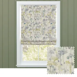 Ilinizas Printed Cotton Made to Measure Roman Blinds Lemon Natural chic floor carpet  