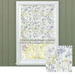 Ilinizas Printed Cotton Made to Measure Roman Blinds Lemon chic floor carpet  