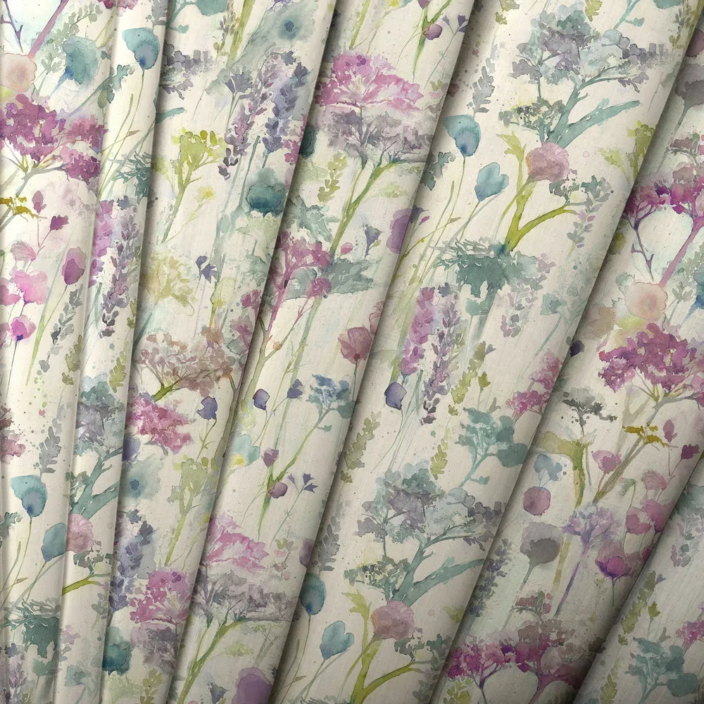 Ilinizas Printed Cotton Made to Measure Roman Blinds Summer Natural