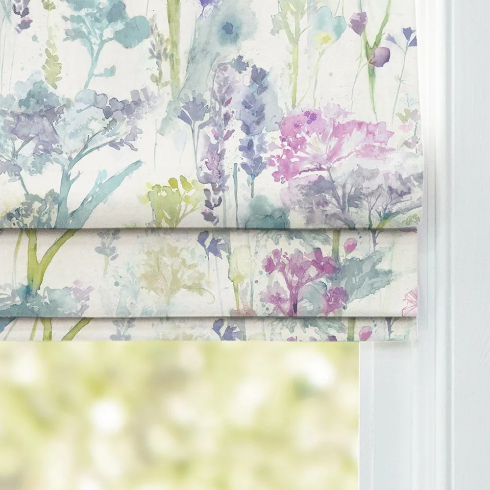 Ilinizas Printed Cotton Made to Measure Roman Blinds Summer