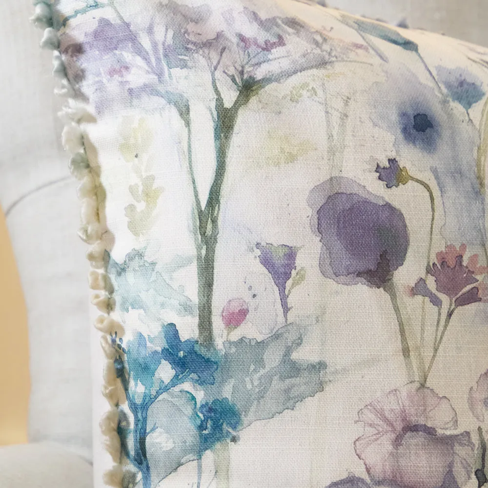 Ilinizas Printed Square Cushion Violet