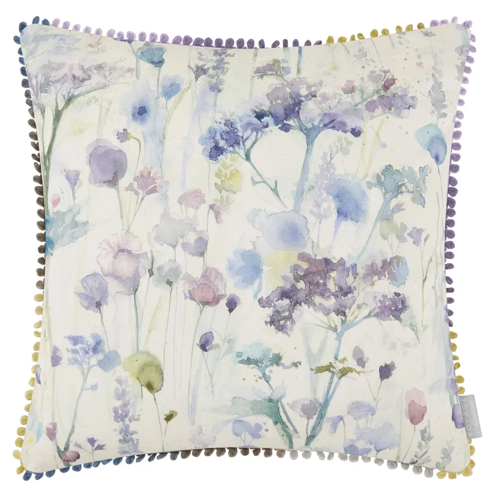Ilinizas Printed Square Cushion Violet