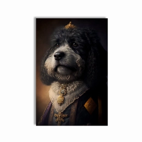 Imperial Dog by Juliano de Araujo framed mural artwork