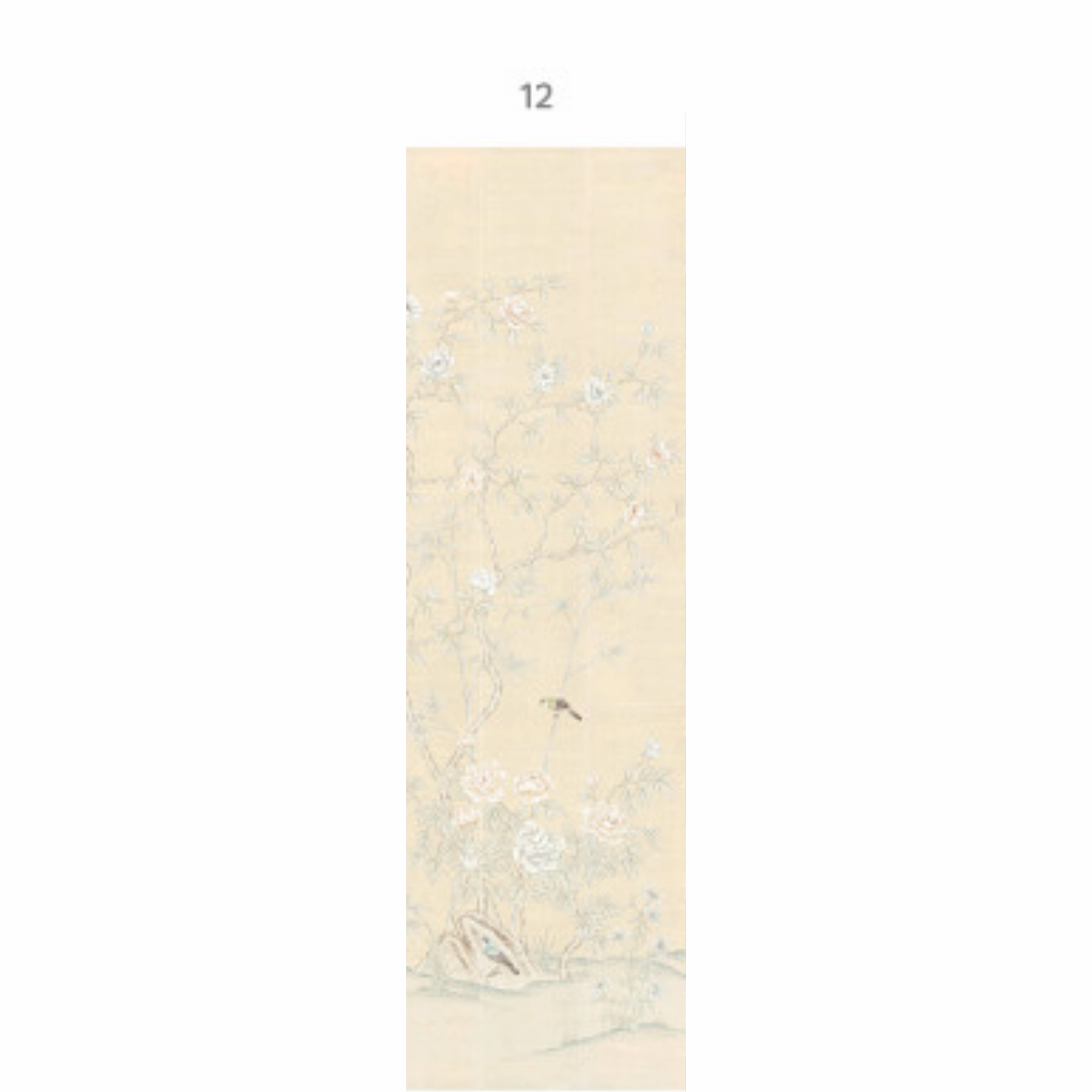 Imperial Garden Beige Chinoiserie Mural Wallpaper Panels