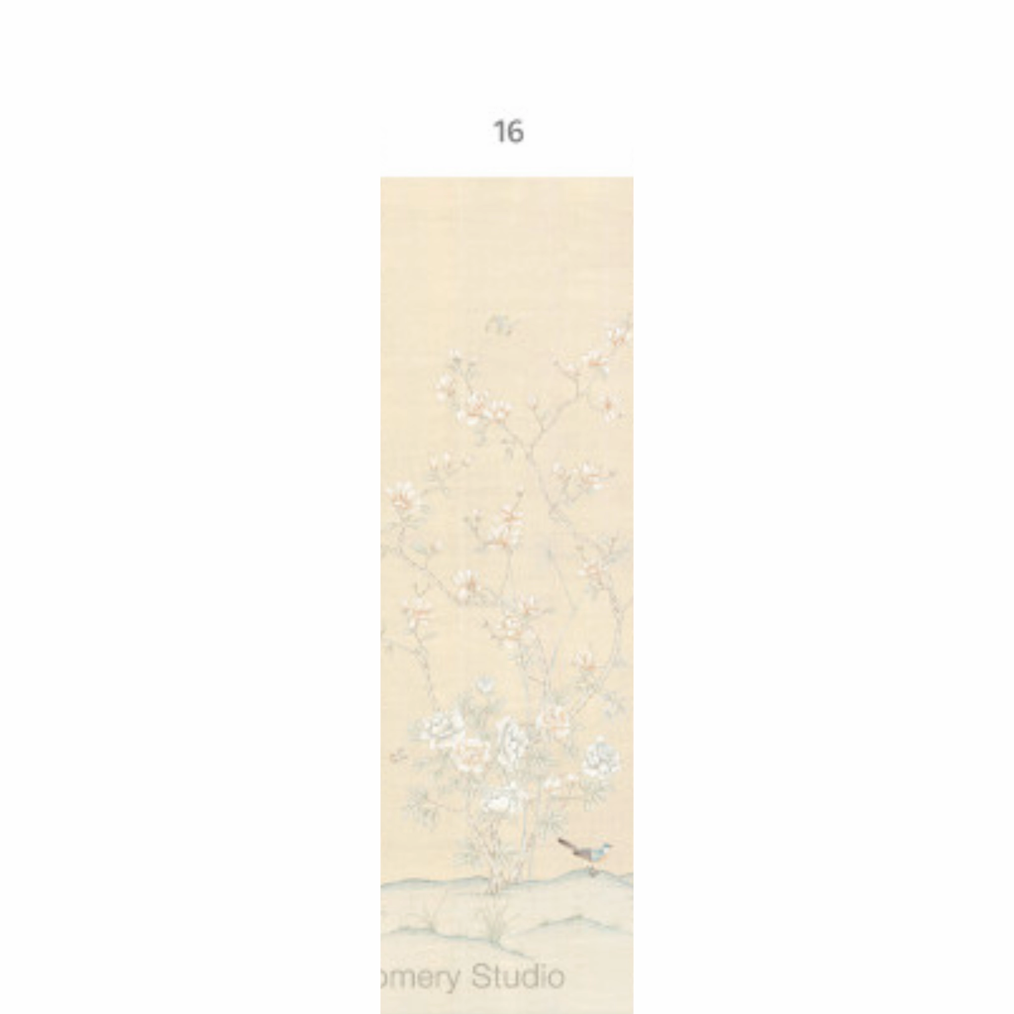 Imperial Garden Beige Chinoiserie Mural Wallpaper Panels