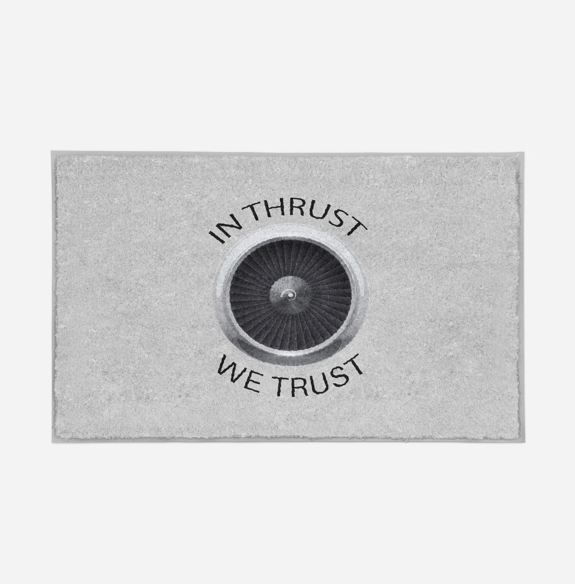 In Thrust We Trust Designed Door Mats