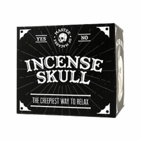 Incense Skull minimalist art object  