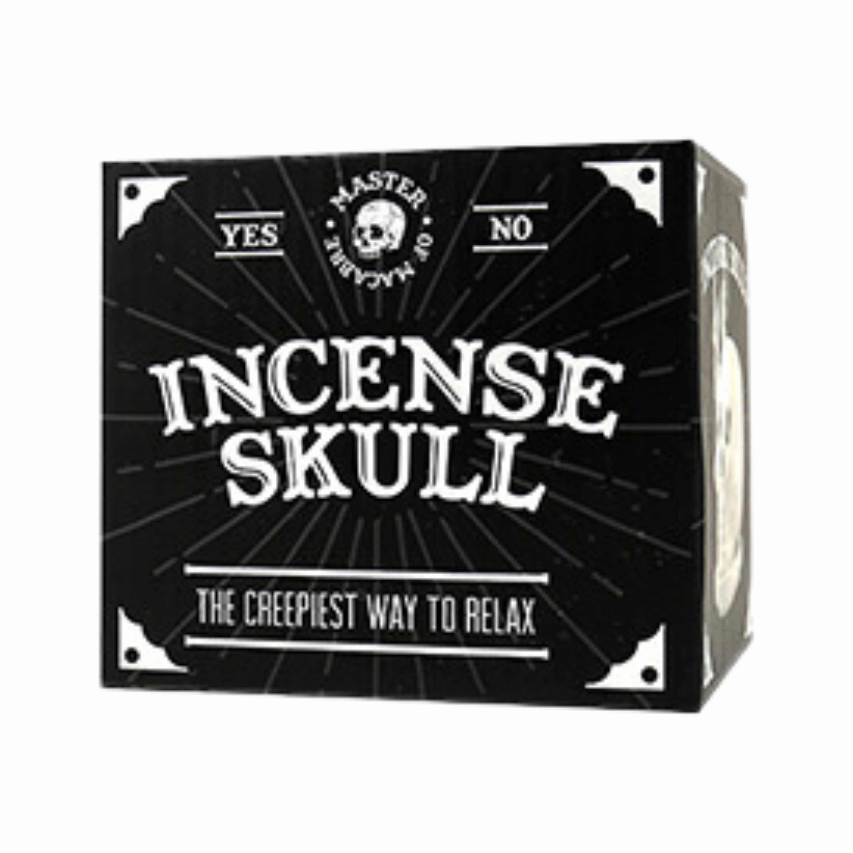 Incense Skull minimalist art object  