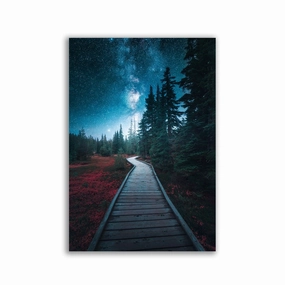 Interstellar by Calibreus framed mural artwork