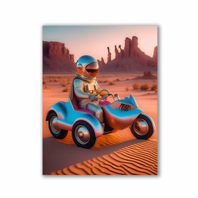 Interstellar Driving by Iconica framed mural artwork