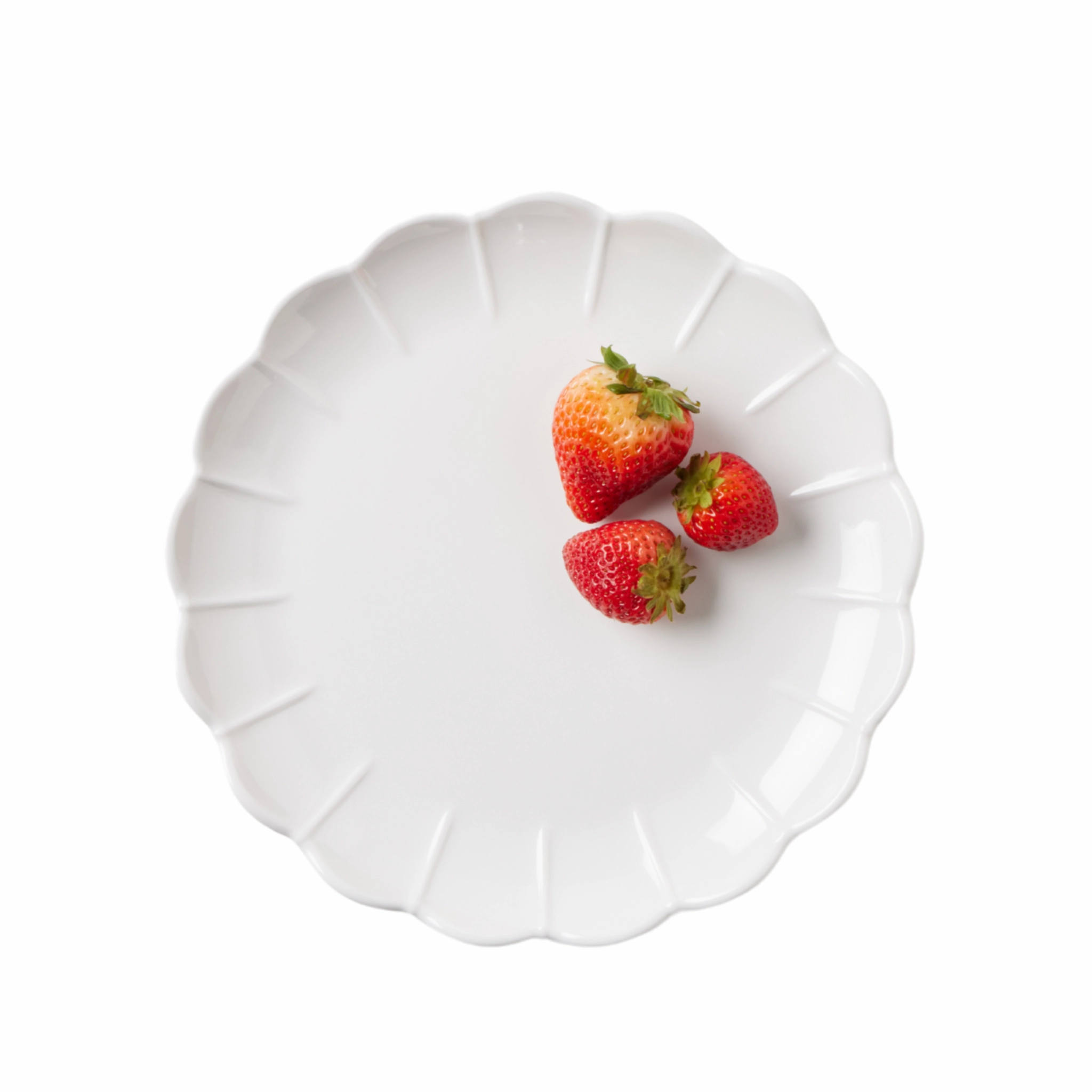 Iris Scallop Melamine Dinnerware