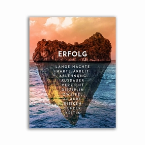 Island of Success framed mural artwork
