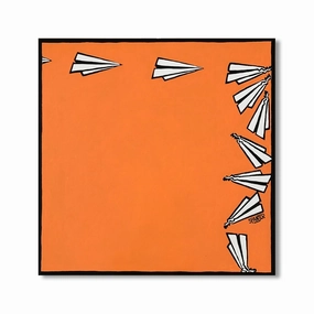 It isn`t fun anymore No1 by Spanjer framed mural artwork