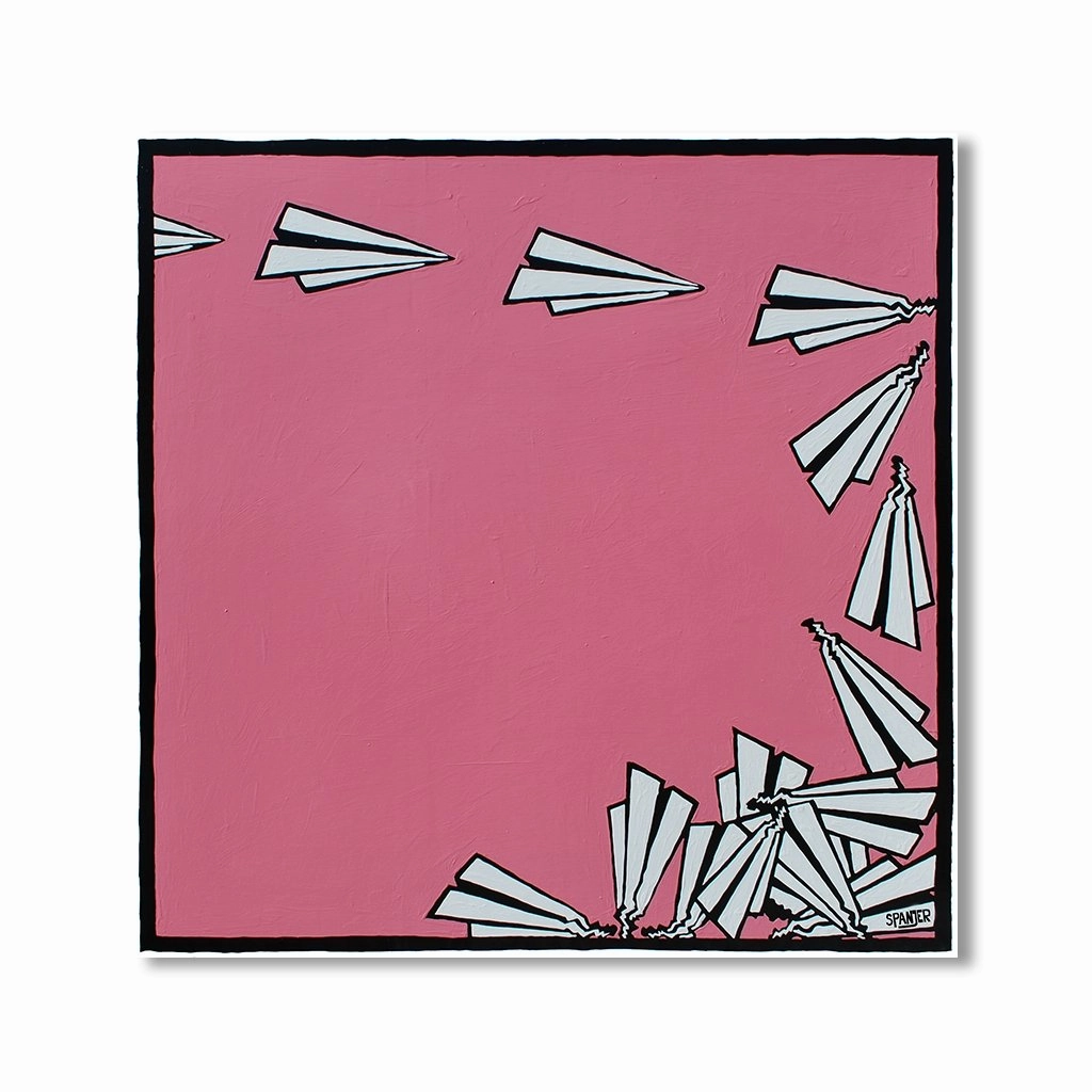 It isn`t fun anymore No2 by Spanjer framed mural artwork