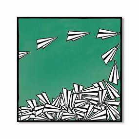 It isn`t fun anymore No3 by Spanjer framed mural artwork