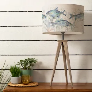 Ives Waters Eva & Aratus Complete Table Lamp Grey/Marine modern fashion rug  