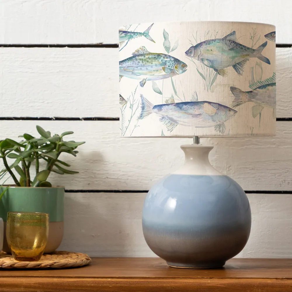 Ives Waters Eva & Neso Complete Table Lamp Sky/Marine modern fashion rug  