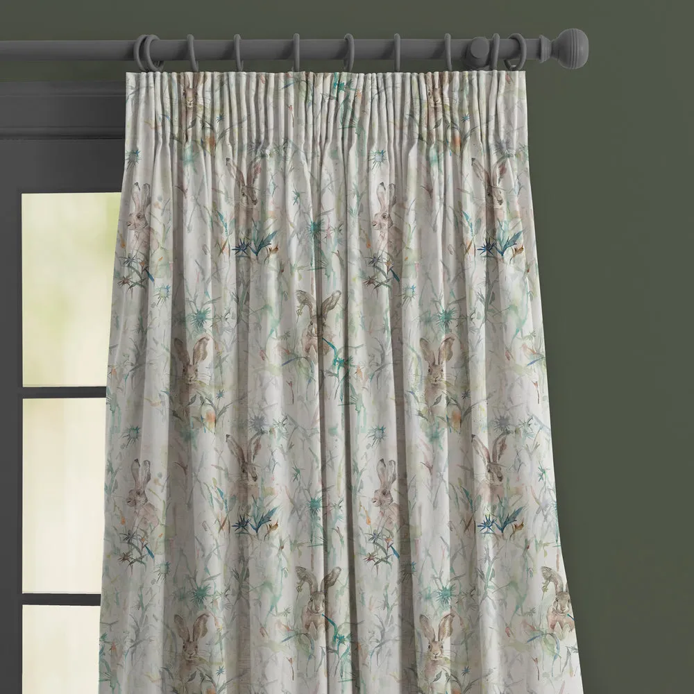Jack Rabbit Printed Made to Measure Curtains Cream
