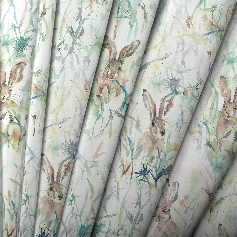 Jack Rabbit Printed Made to Measure Curtains Cream