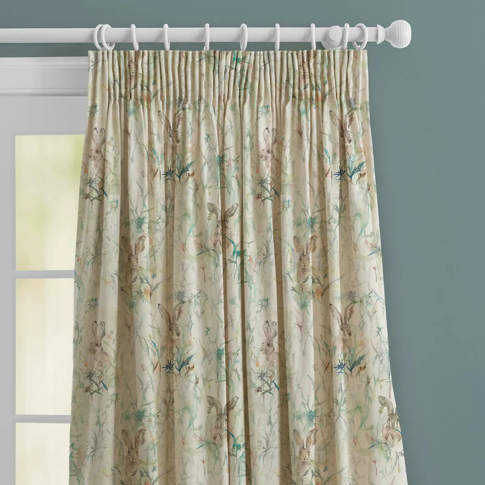 Jack Rabbit Printed Made to Measure Curtains Linen