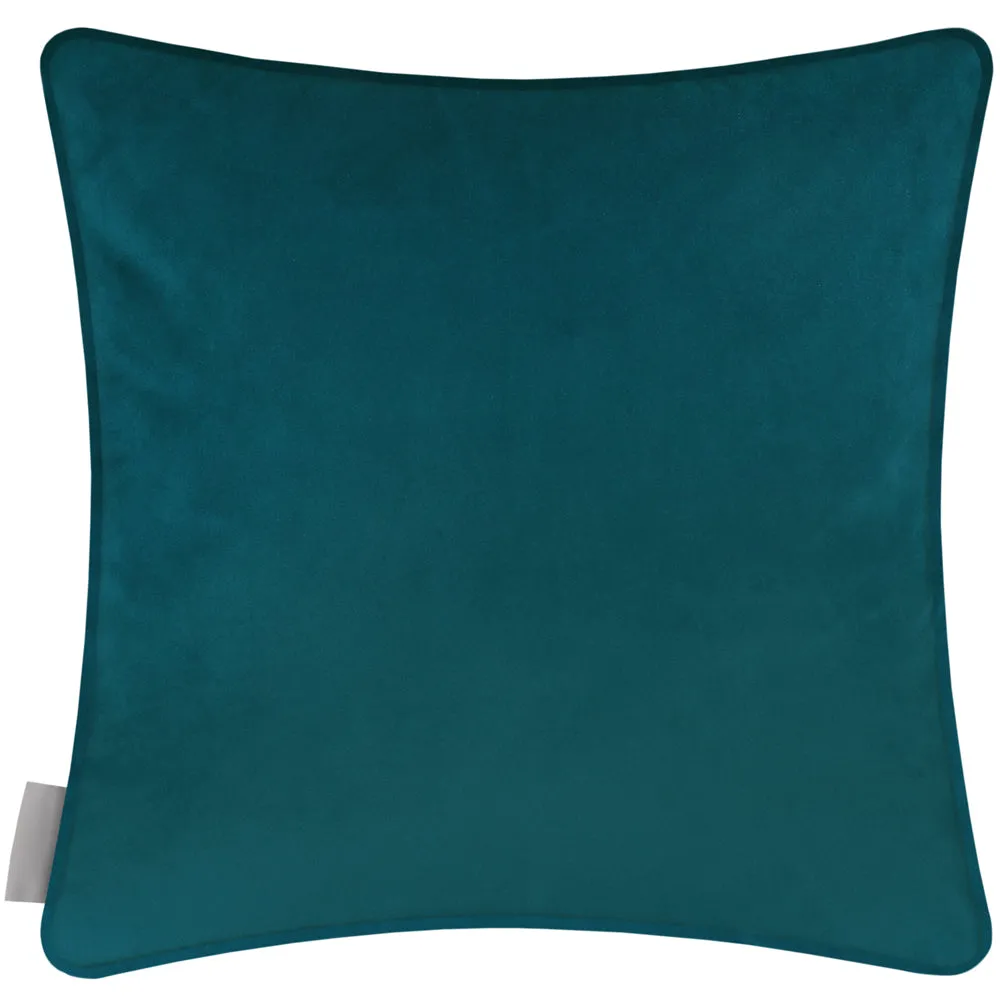 Jack Rabbit Printed Piped Cushion Blue