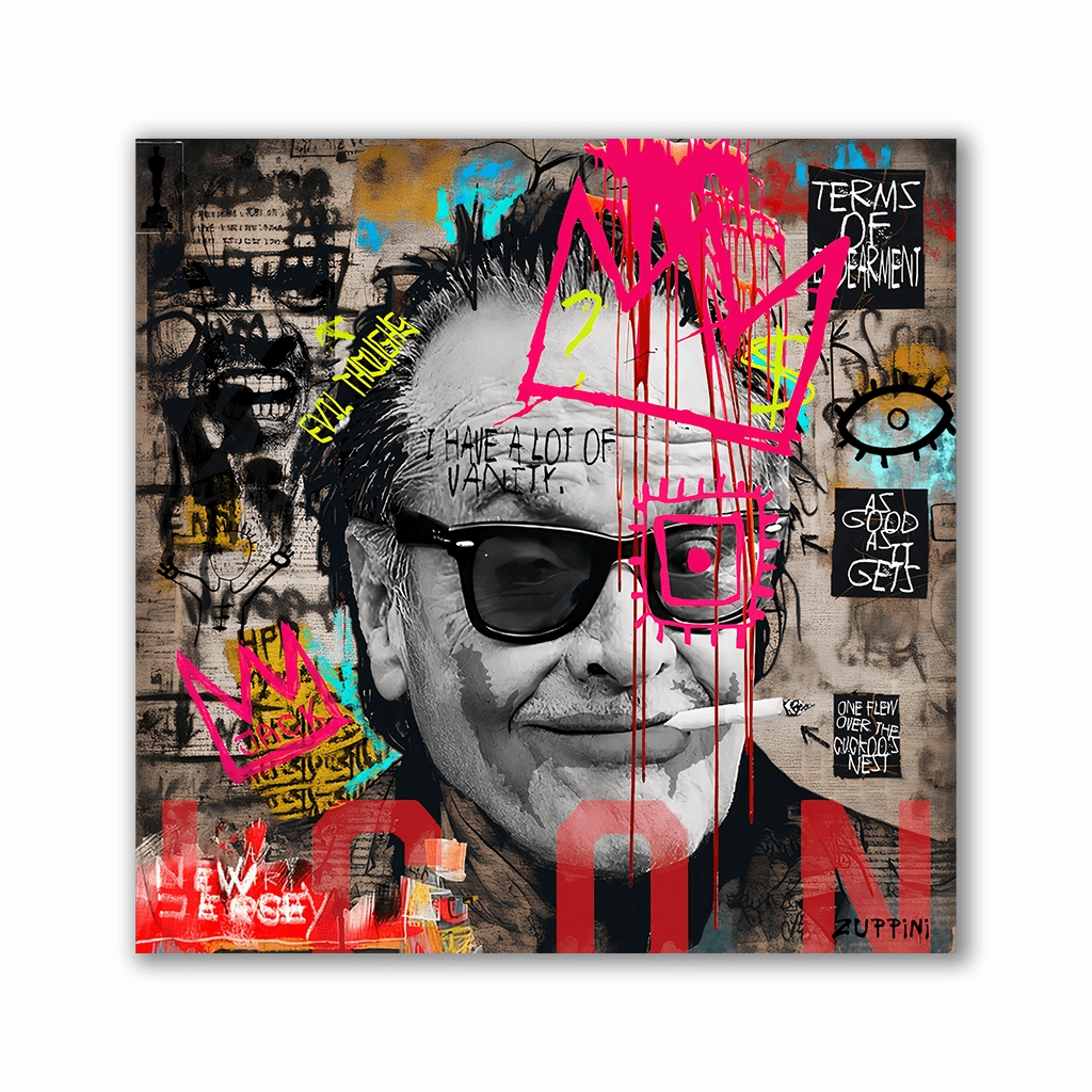 Jack King by Zuppini framed mural artwork