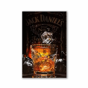 Jack on Ice by Adrian Vieriu framed mural artwork