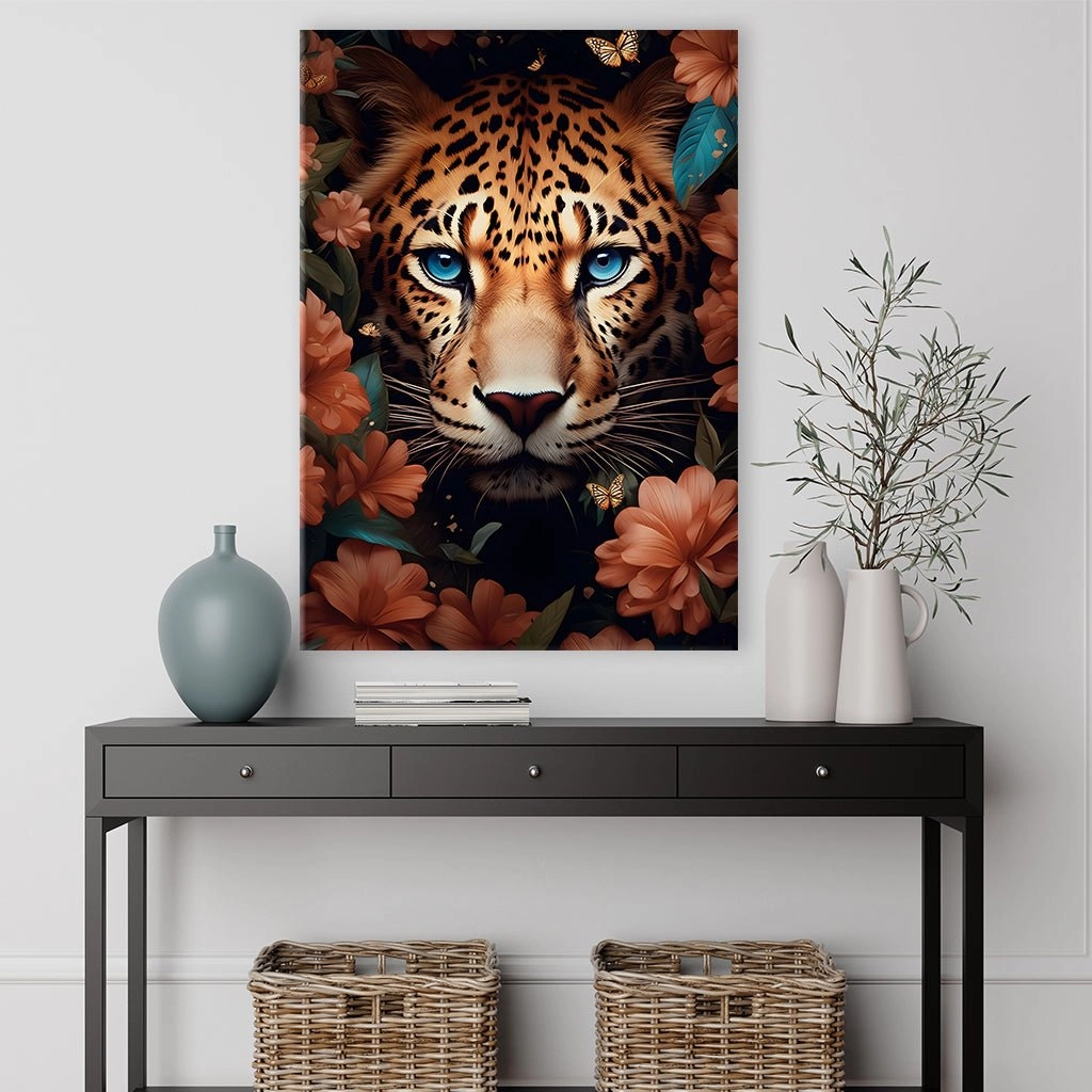 Jaguar Flowers by Rosa Piazza