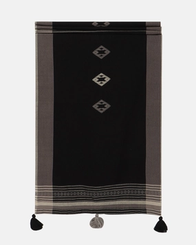 Janya Extra Weft Cotton Table Runner ceramic table ornament