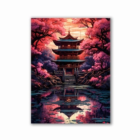 Japanese Kominka by Markus Mikolai framed mural artwork