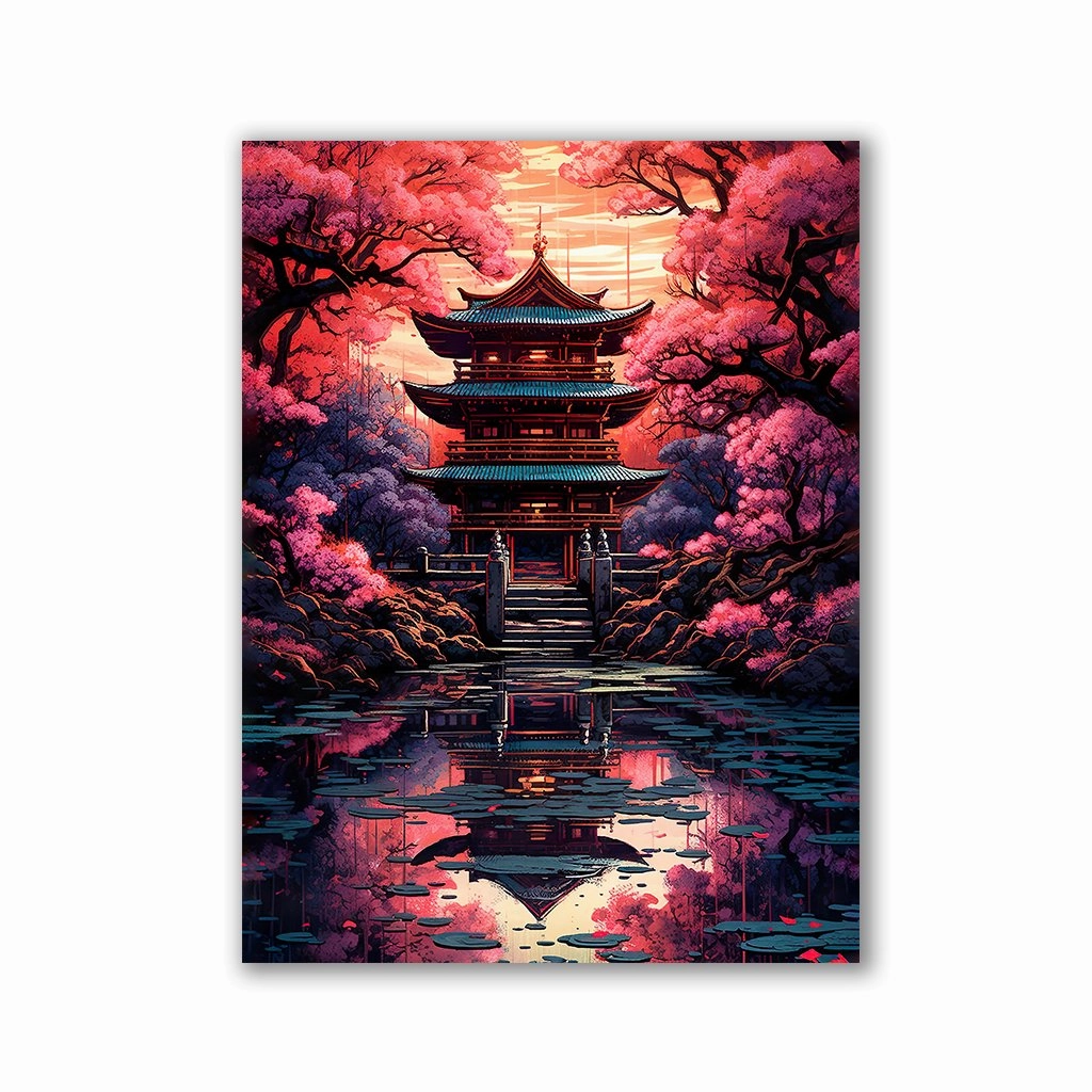 Japanese Kominka by Markus Mikolai framed mural artwork