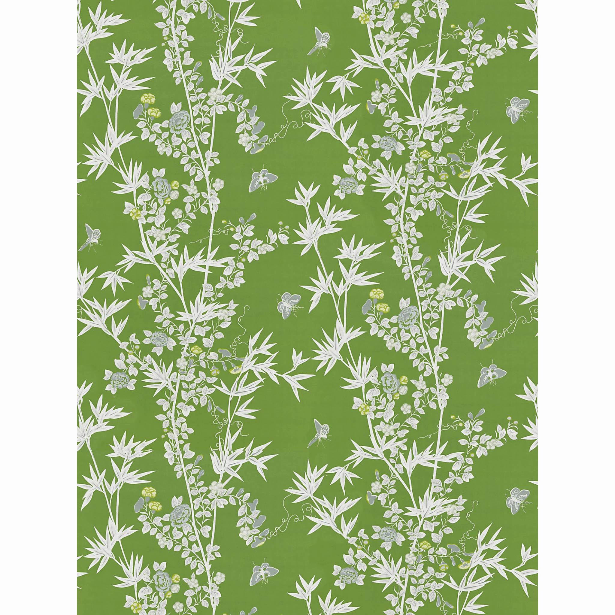 Jardin De Chine Wallcovering in Jade Green