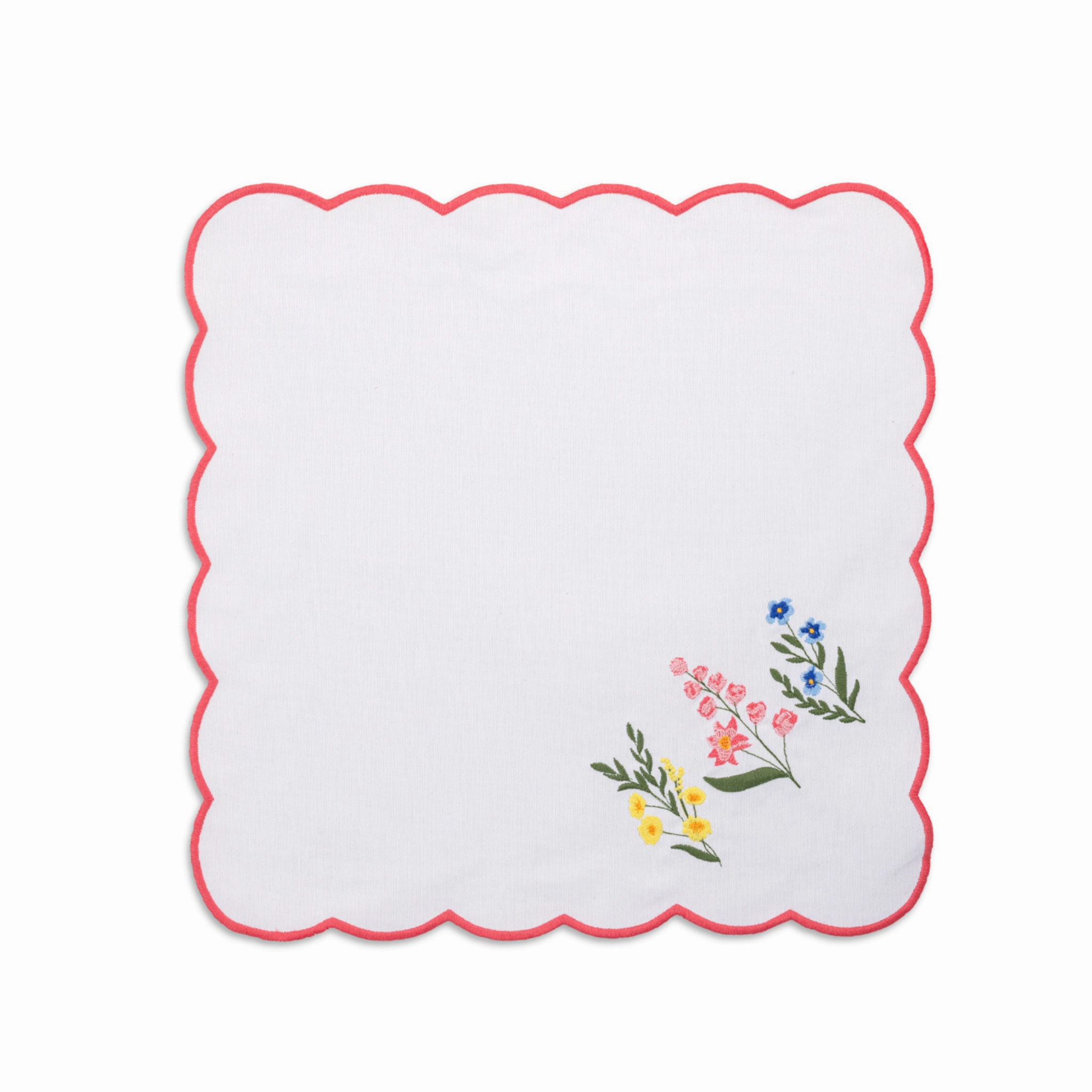 Jardin Embroidered Placemat and Napkin Set