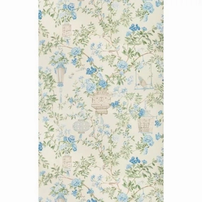 Jardin Fleuri Wallpaper in Delft paper wall covering