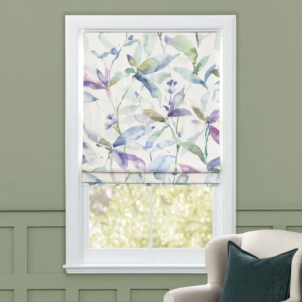 Jarvis Printed Cotton Made to Measure Roman Blinds Pacific
