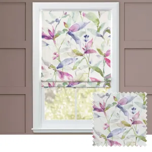 Jarvis Printed Cotton Made to Measure Roman Blinds Summer chic floor carpet  
