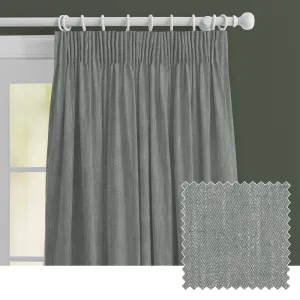Jedburgh Textured Woven Made to Measure Curtains Charcoal chic floor carpet  