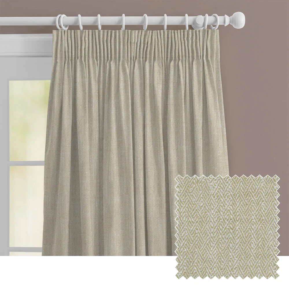 Jedburgh Textured Woven Made to Measure Curtains Cream chic floor carpet  