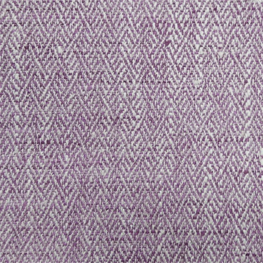Jedburgh Textured Woven Made to Measure Curtains Damson