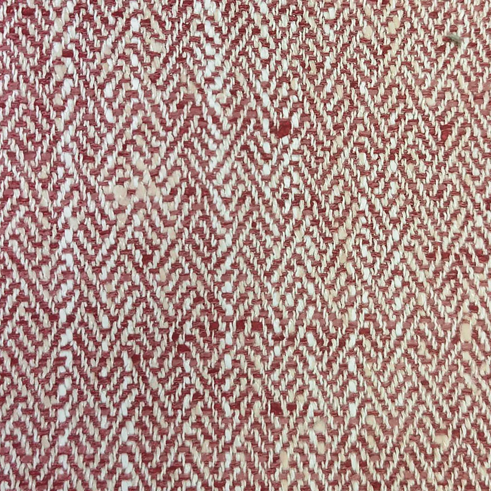 Jedburgh Textured Woven Made to Measure Curtains Garnet