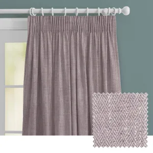 Jedburgh Textured Woven Made to Measure Curtains Heather chic floor carpet  