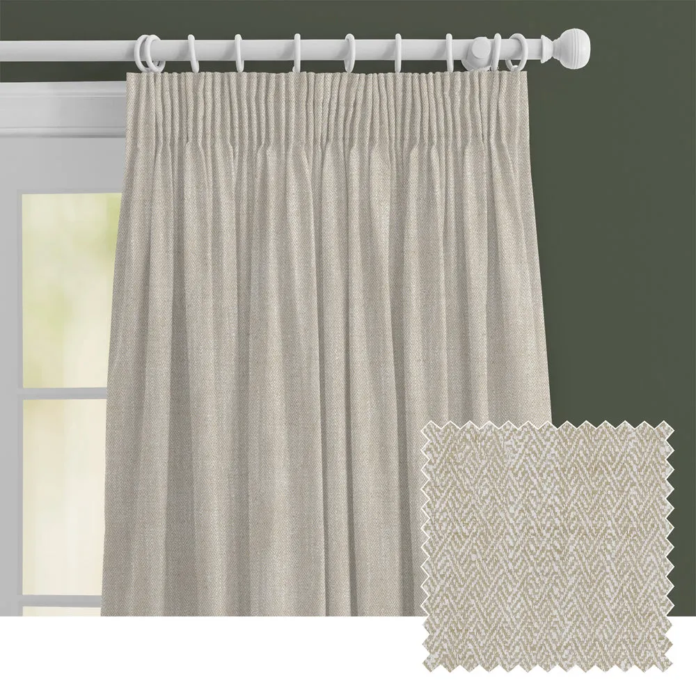 Jedburgh Textured Woven Made to Measure Curtains Natural modern fashion rug  