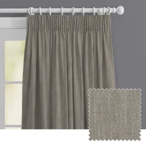 Jedburgh Textured Woven Made to Measure Curtains Nut modern fashion rug  