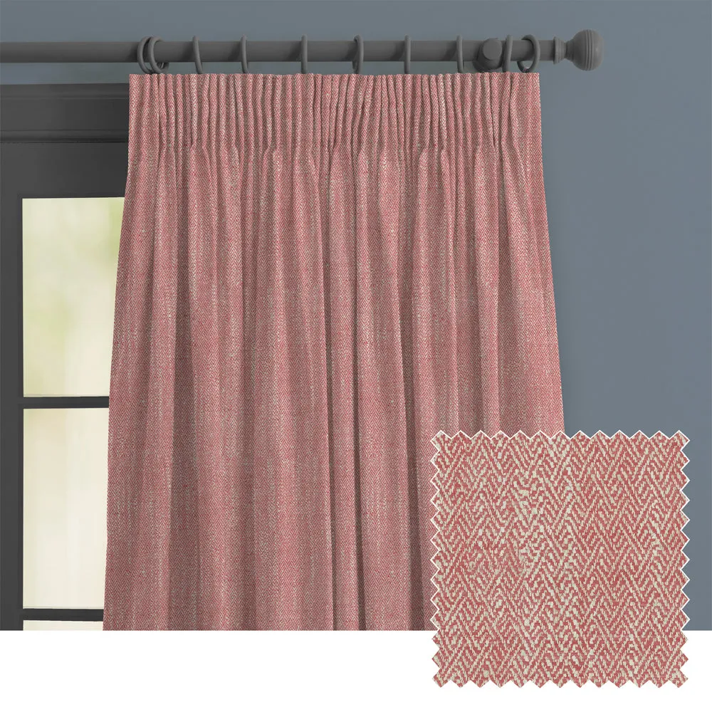 Jedburgh Textured Woven Made to Measure Curtains Poppy chic floor carpet  